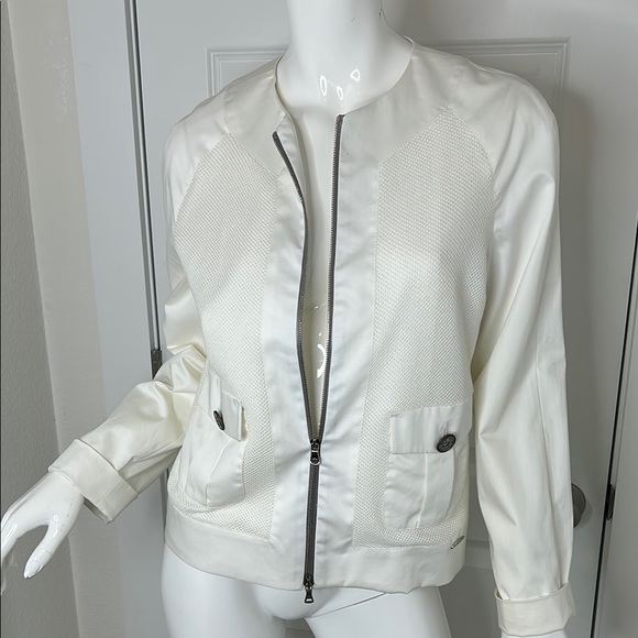 Paul & Shark White Bomber Jacket Sporty Design - Picture 9 of 13